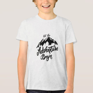 Camiseta let the adventure begin amazing design chill out 