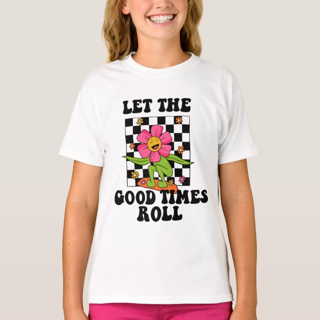 Camiseta LET THE GOOD TIMES ROLL (Frente)
