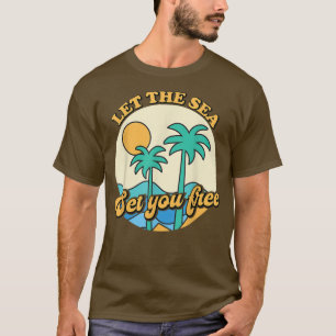 Camiseta Let The Sea Set You Free Tropical Family Vacation 