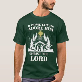 Camiseta Let Us Adore Him