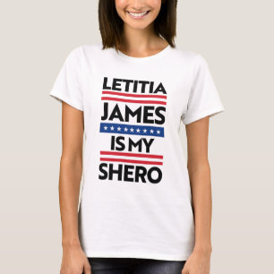 Camiseta Letitia James é minha Shero