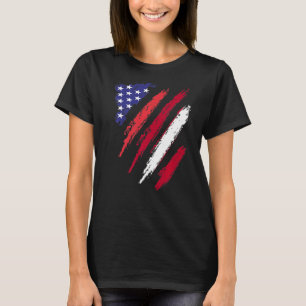 Camiseta Letónia American Grown Flag USA Patriot Heritage M