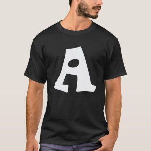 Camiseta Letra A Divertida Do Alfabeto Professora De Jardim