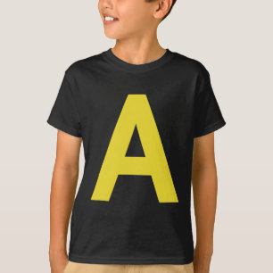 Camiseta Letra A Engraçado Grupo de Chipmunk Correspondente