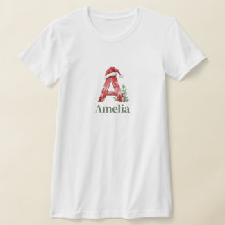 Camiseta Letra A Personalizada