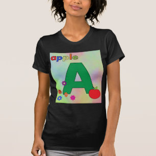 Camiseta Letra Apple A