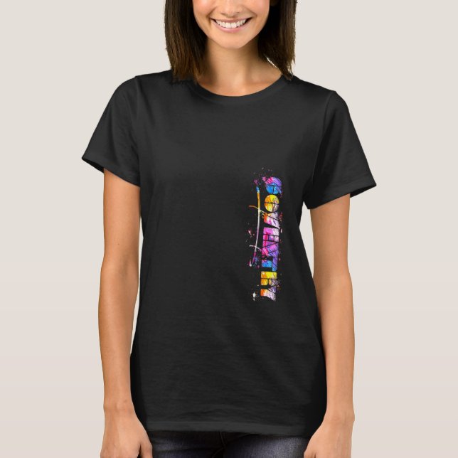 Camiseta Letra de Coventry de Coventry de Aquarela (Frente)