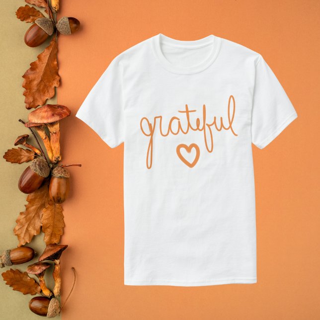 Camiseta Letra de Script Grateful (Criador carregado)