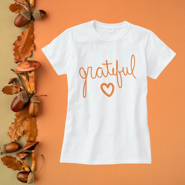 Camiseta Letra de Script Grateful (Criador carregado)