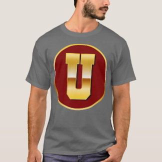 Camiseta Letra Dourada U