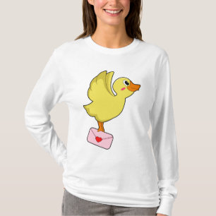 Camiseta Letra Duck Carrier pomeon