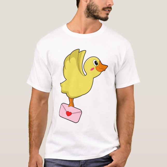 Camiseta Letra Duck Carrier pomeon (Frente)
