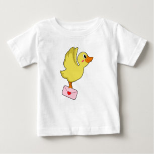 Camiseta Letra Duck Carrier pomeon