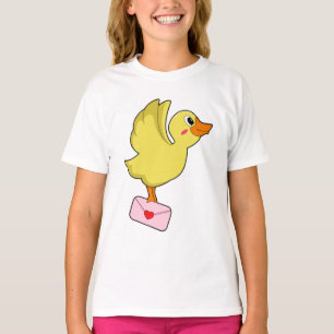 Camiseta Letra Duck Carrier pomeon
