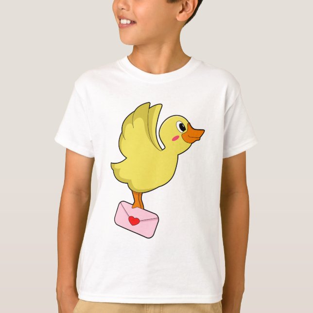 Camiseta Letra Duck Carrier pomeon (Frente)