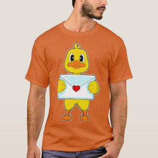 Camiseta Letra Duck Love