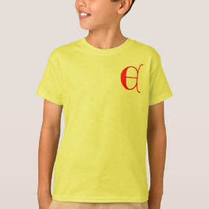 Camiseta Letra E