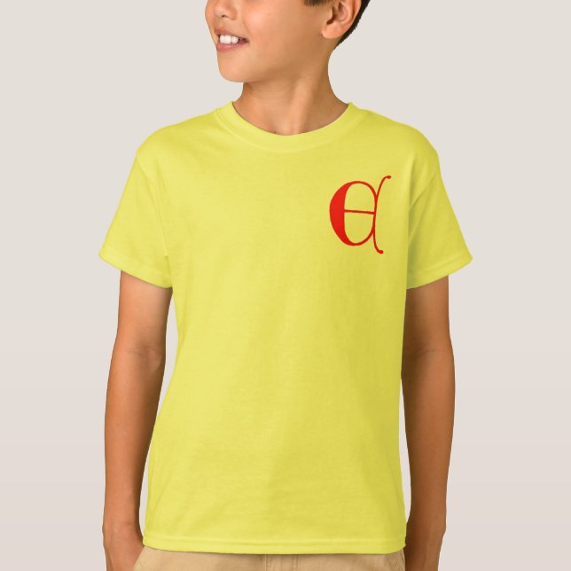 Camiseta Letra E (Frente)