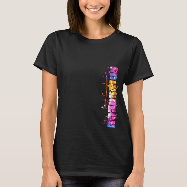 Camiseta Letra Edinburgh Edinburgh Watercolor (Frente)