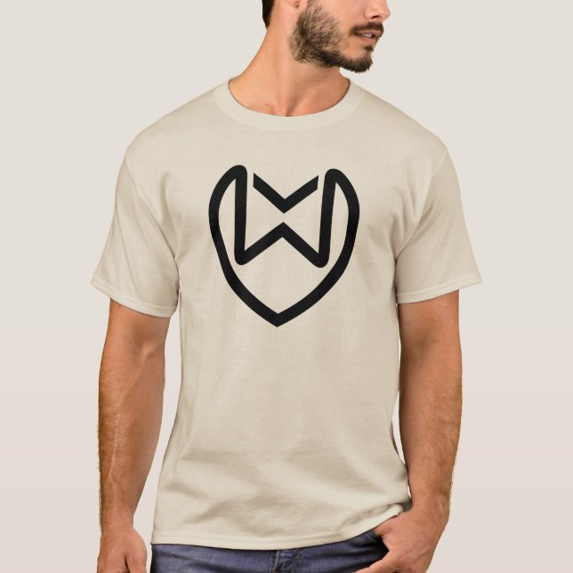 Camiseta Letra Elegante XW com Coração (Frente)