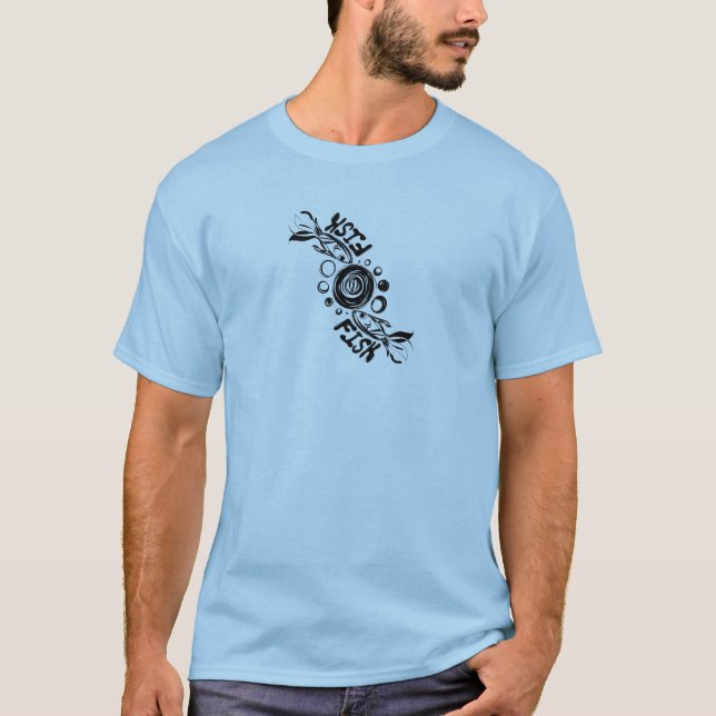Camiseta Letra F para Peixe (Frente)