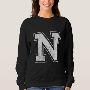 Camiseta Letra Grande N