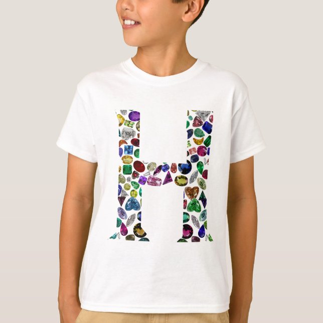 Camiseta Letra H Monograma (Frente)