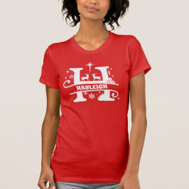 Camiseta Letra H Monograma Nome inicial RedT-S