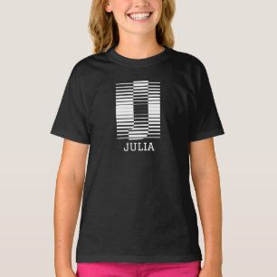CAMISETA LETRA INICIAL J - ALPHABET NAME J