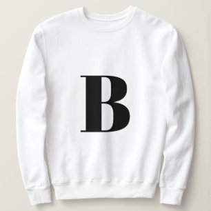 Camiseta Letra inicial Tendência de Na moda moderna mono