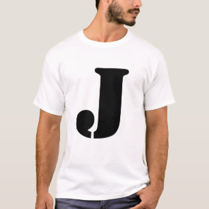 Camiseta Letra J