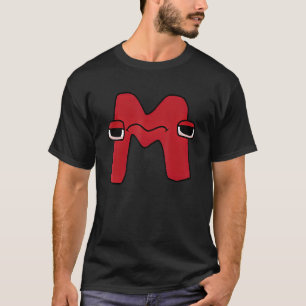 Camiseta Letra Maravilha M alfabeto Lore