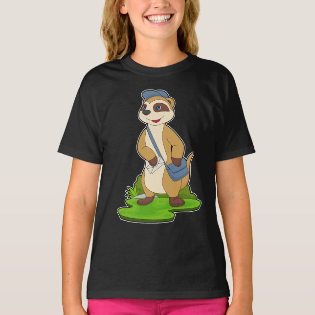Camiseta Letra Meerkat Postman (Frente)