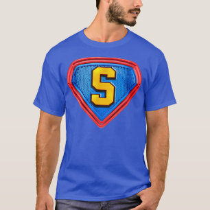 Camiseta Letra Monograma Inicial Legal S Alphabet Cute