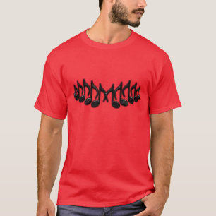 Camiseta Letra musical "M "