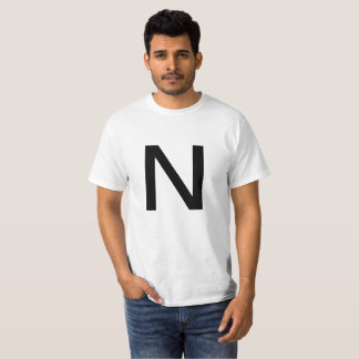 Camiseta Letra N