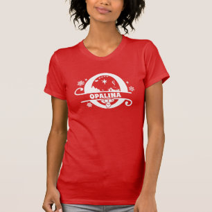 Camiseta Letra O Monograma Nome Inicial Vermelho