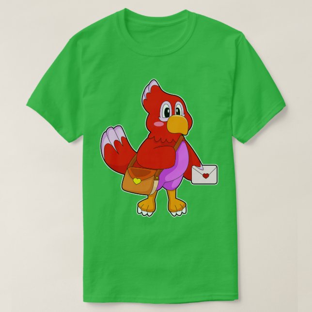 Camiseta Letra Papagaio Amor (Frente do Design)