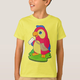 Camiseta Letra Parrot Postman