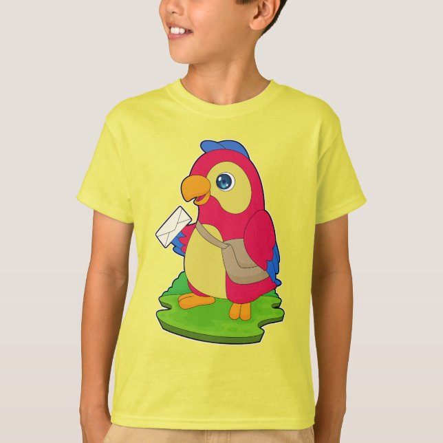 Camiseta Letra Parrot Postman (Frente)