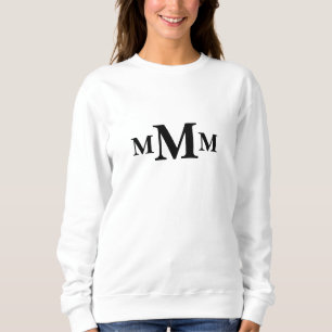 Camiseta Letra personalizada "M" Monograma Modelo