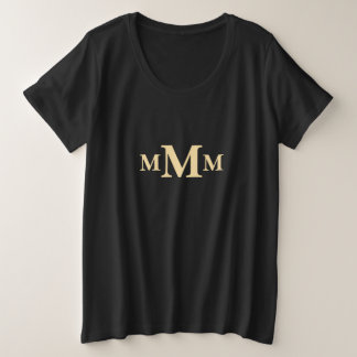 Camiseta Letra personalizada "M" Monograma Modelo