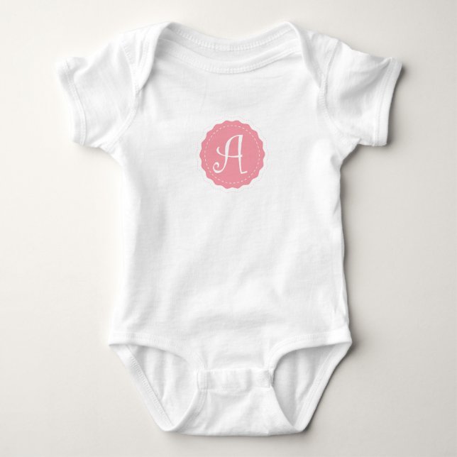 Camiseta Letra personalizável "A" (Frente)