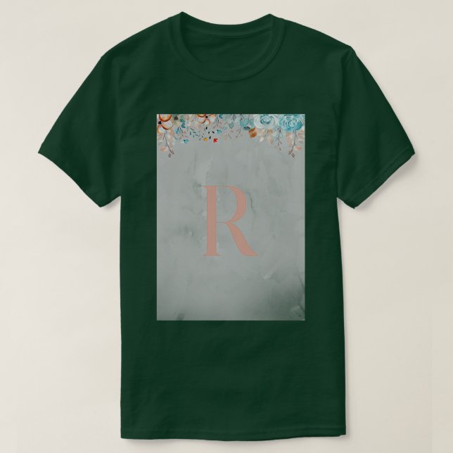Camiseta Letra R (Frente do Design)