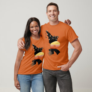 Camiseta Letra R Monograma Halloween