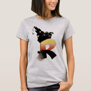 Camiseta Letra R Monograma Halloween