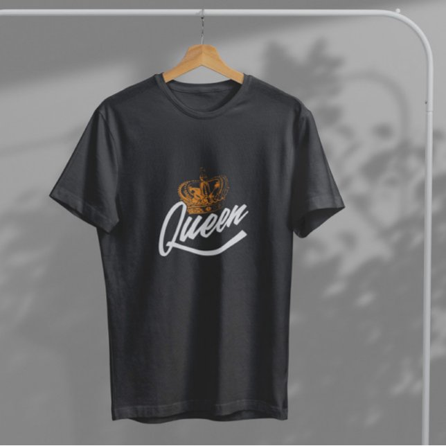Camiseta Letra Rainha (Criador carregado)