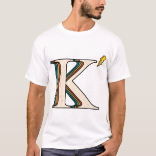 Camiseta Letra Retro Kappa K Transparente