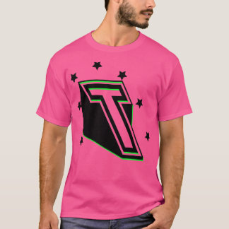 Camiseta Letra T Maiúscula Name Lettering no formulário