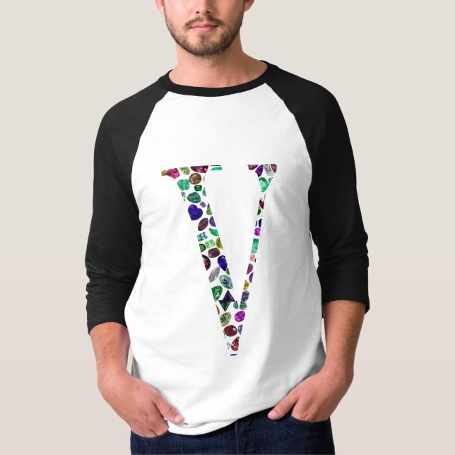Camiseta Letra V Monograma (Frente)